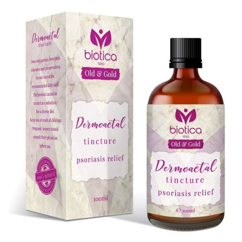 Biotica Dermoactal Natural Tincture for Psoriasis and Skin Eczema 3.38 fl oz (100 ml)
