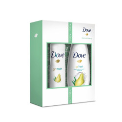Dove Go Fresh Promo Body Set with Pear Nourishing Shower Gel and Anti-Perspirant Deodorant