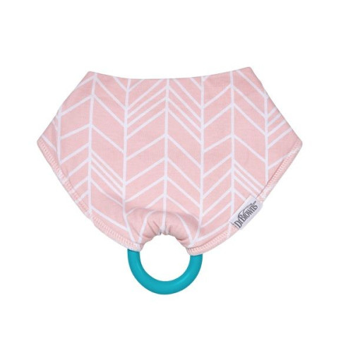 Dr. Brown's Bib with Teether - Fish Bone for Children 3+ Months