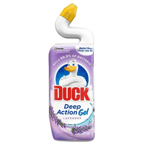 Duck Deep Action Gel Lavender Liquid Gel for Toilet 25.36 fl oz (750 ml)