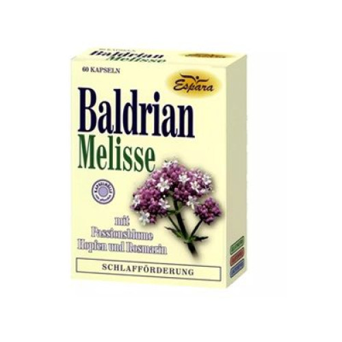 Espara Valerian and Lemon Balm for Insomnia and Stress 60 Capsules