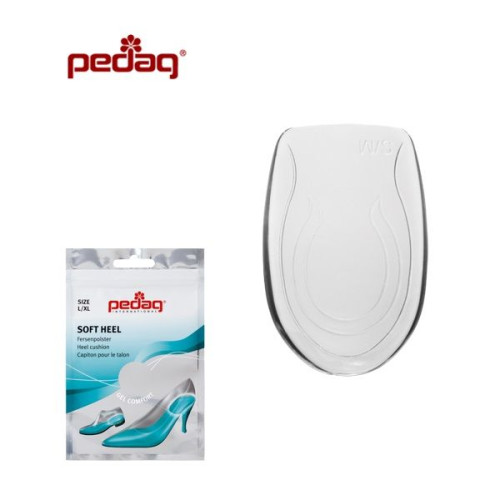 Pedag Soft Heel Gel Heel Pad for Stressed Heels S/M 2 pcs