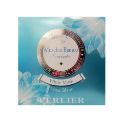 Perlier Muschio Bianco Promo Body Set with White Musk Fragrance Shower Cream and Elixir Perfume for Women