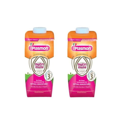 Plasmon Nutri Mune 3 Milk for Young Children 12 to 24 Months 84.54 fl oz (2500 ml) - 3109