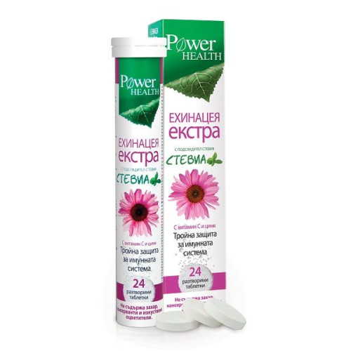 Power Health Echinacea Extract with Stevia for Immune System Protection 24 Effervescent tablets