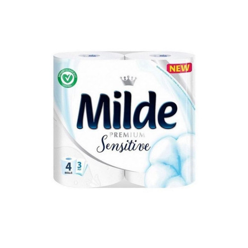 Milde Premium Sensitive Toilet Paper 4 Rolls