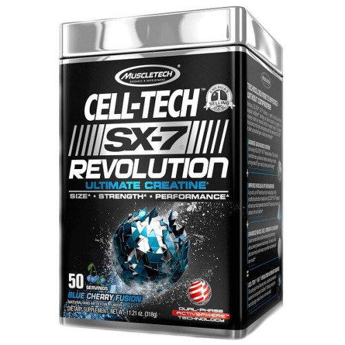 Muscletech Cell-Tech SX-7 Revolution Cherry Flavor 11.22 oz (318 g)