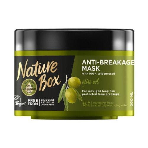 Nature Box Olive Oil Anti-breakage Hair Mask with Olive Oil 6.76 fl oz (200 ml)
