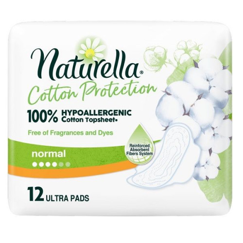 Naturella Cotton Protection Normal Sanitary Pads 12 pcs
