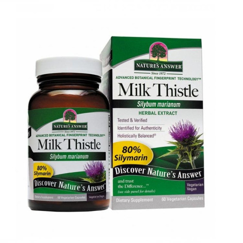 Nature's Answer Milk Thistle for Normal Liver Function 60 Capsules