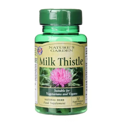 Nature's Garden Milk Thistle for a Healthy Liver 30 Capsules