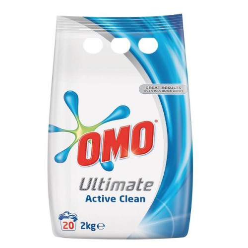 Omo Ultimate Active Clean Washing Powder 4.41 lb (2000 g)