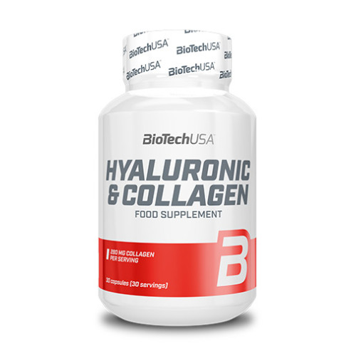 Biotech USA Hyaluronic & Collagen 30 Capsules