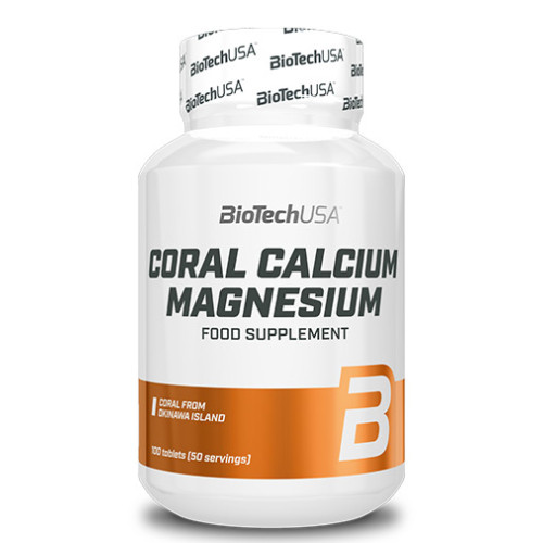 Biotech USA Coral Calcium Magnesium 100 Tablets