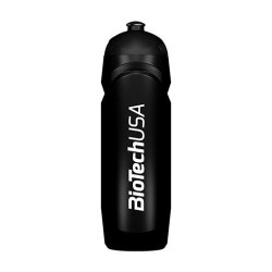 Biotech USA Water Bottle Transparent Black 25.36 fl oz (750 ml)