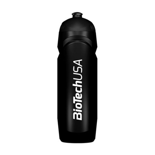 Biotech USA Water Bottle Transparent Black 25.36 fl oz (750 ml)