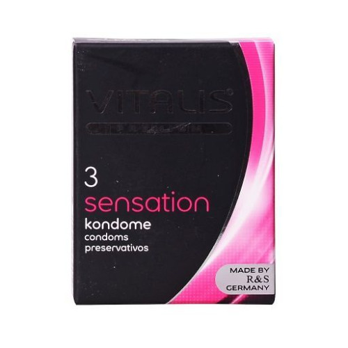 Vitalis Sensation Condoms 3 pcs