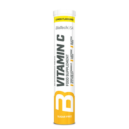 Biotech USA Vitamin C Lemon 20 Effervescent Tablets