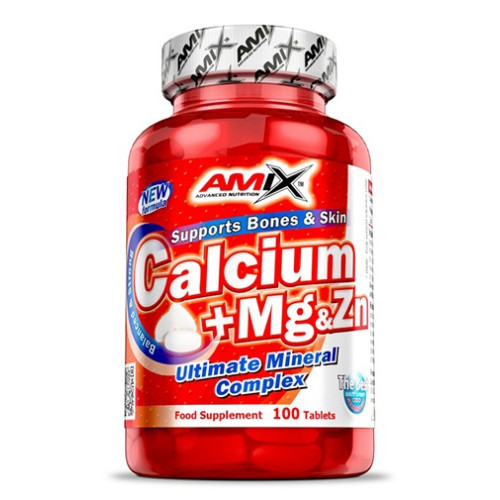 Amix Calcium + Mg & Zn 100 Tablets