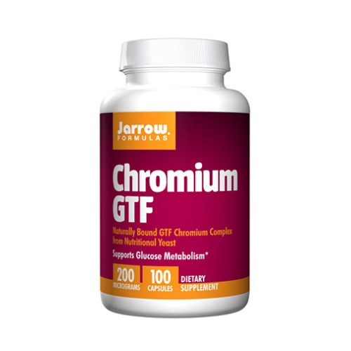 Jarrow Formulas Chromium Gtf 200mg 100 Capsules