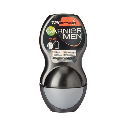 Garnier Protect 6 Roll-On Deodorant for Men Against Perspiration 72h 1.69 fl oz (50 ml)