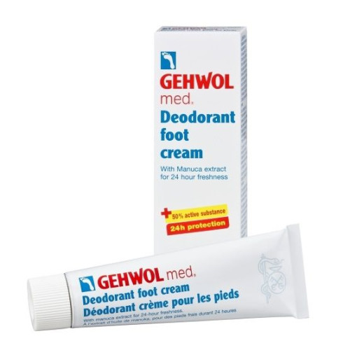 Gehwol Medical Foot Deodorant Cream with 24-Hour Effect 2.54 fl oz (75 ml)