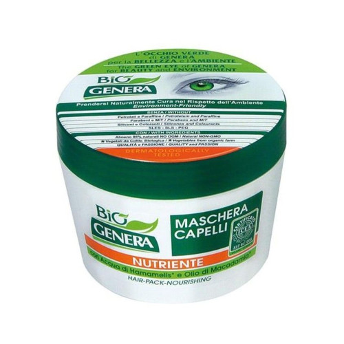 Genera Bio Organic Nourishing Hair Mask with Witch Hazel and Macadamia 10.14 fl oz (300 ml)