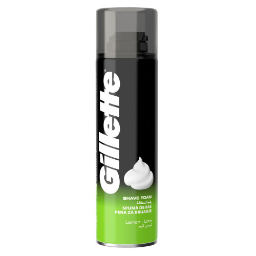 Gillette Lemon Lime Shaving Foam with Lemon 6.76 fl oz (200 ml)