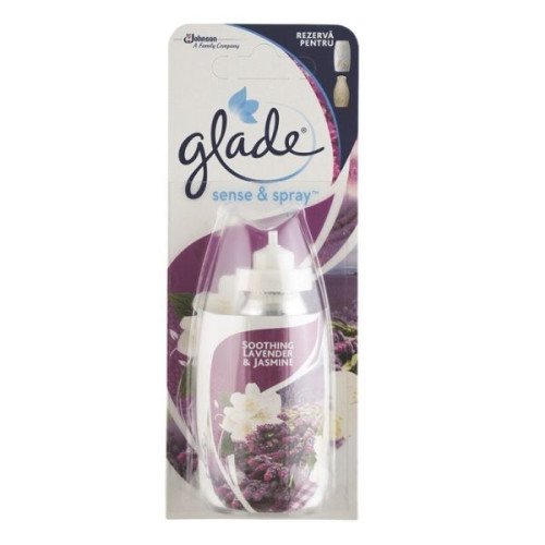 Glade Soothing Lavender and Jasmine Refill for Air Freshener with Lavender and Jasmine Scent 0.61 fl oz (18 ml)
