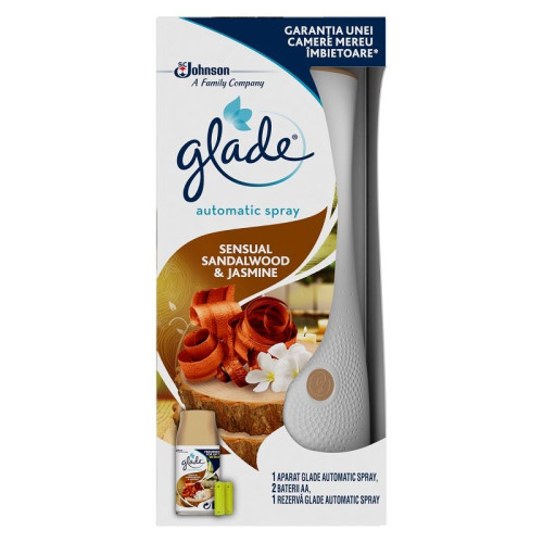 Glade Bali Sandalwood and Jasmine Room Freshener with Wood and Jasmine Scent 9.1 fl oz (269 ml)