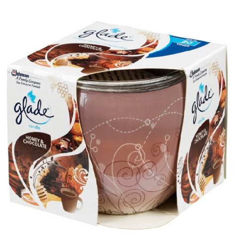 Glade Honey and Chocolate Scented Candle with Honey and Chocolate Scent 4.23 oz (120 g)