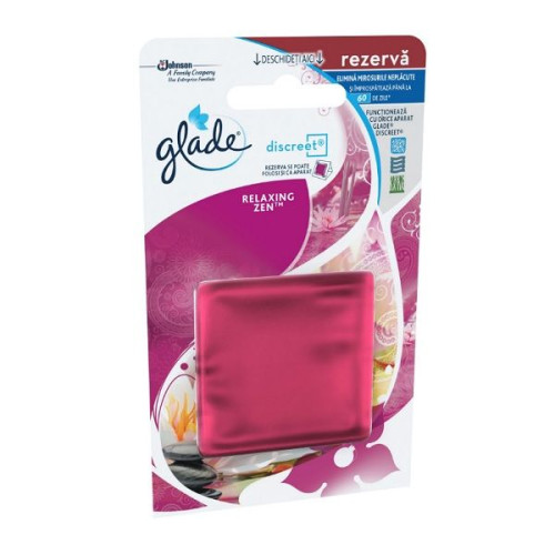 Glade Discreet Relaxing Zen Refill for Dispenser with Relaxing Scent 0.28 oz (8 g)