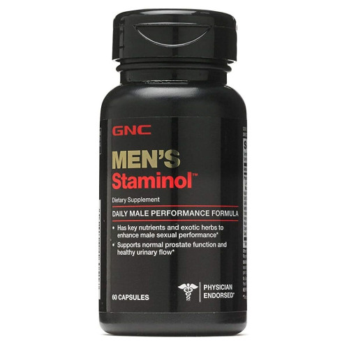 GNC Men's Staminol Sexual Stimulant for Men Dietary Supplement 60 Tablets
