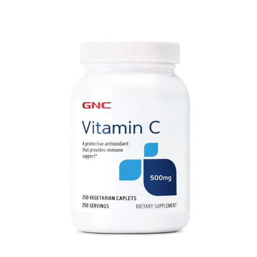 GNC Vitamin C with Rose Hips 250 Caplets