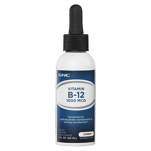 GNC Vitamin B-12000 Liquid Liquid Vitamin B-12 2.03 fl oz (60 ml)