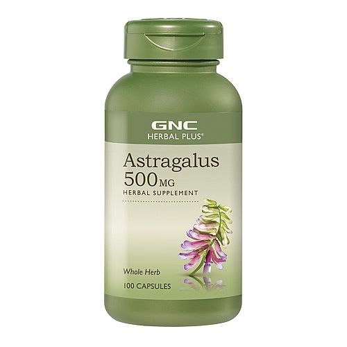GNC Herbal Plus Astragalus for a Strong Immune System 500 mg 100 Capsules