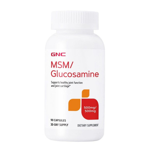 GNC MSM Glucosamine for Healthy Joints and Bones 90 Capsules