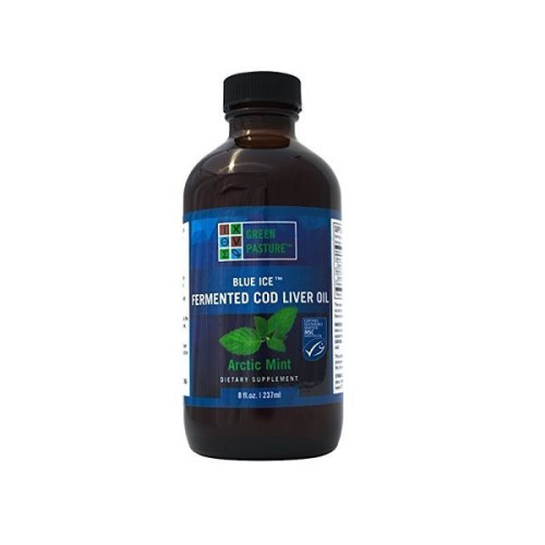 Green Pasture Cod Liver Oil with Mint Flavor 8.01 fl oz (237 ml)
