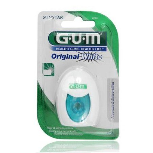 Gum Original White Daily Whitening Dental Floss for Healthy Gums 30 M