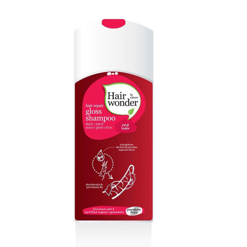 Hairwonder Hair Repair Gloss Restorative Shampoo for Long-Lasting Color for Red Hair 6.76 fl oz (200 ml)