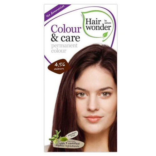 Hairwonder Color and Care Permanent Ammonia-Free Hair Dye Color 4.56 Chestnut