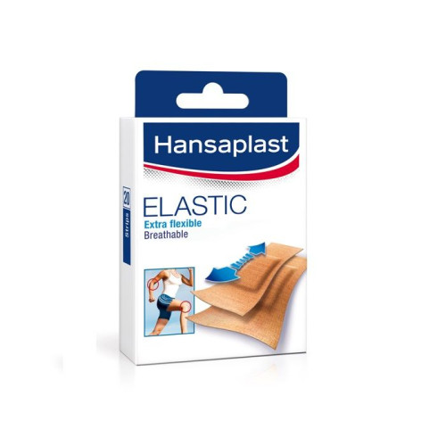 Hansaplast Elastic Highly Durable Fabric Plasters 20 pcs