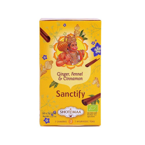 Shoti Maa Cleansing Tea with Ginger Fennel and Cinnamon 16 Bags
