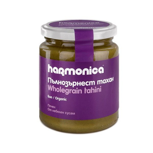 Harmonica Organic Whole Grain Sesame Tahini 8.82 oz (250 g)