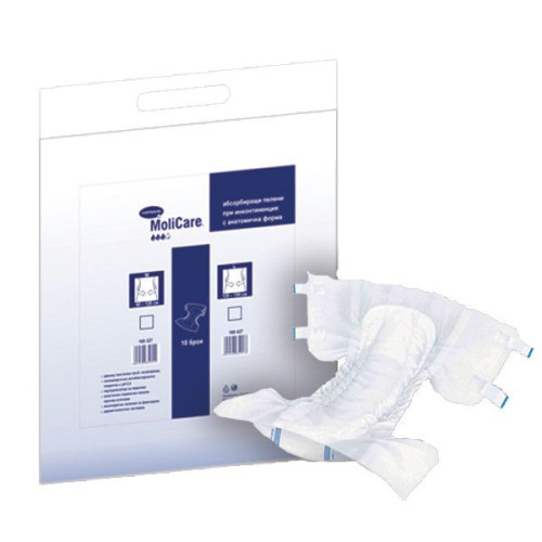 Hartmann Molicare Highly Absorbent Diapers for Adults L 10 pcs