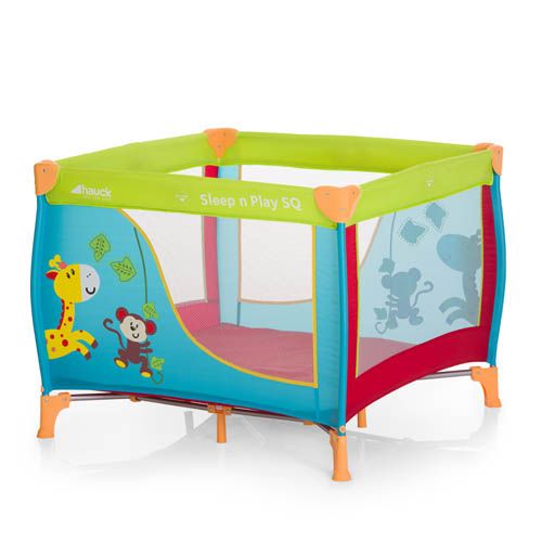 Hauck Sleep 'n Play Sq Jungle Fun Baby Cot