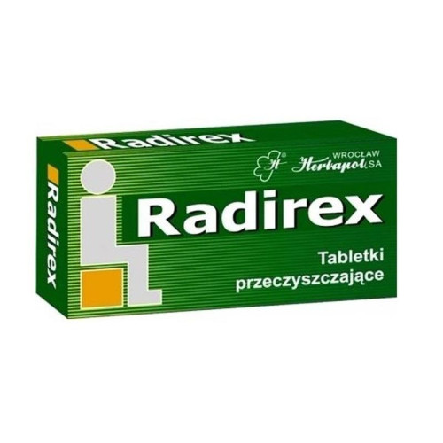 Herbapol Radirex Rhubarb Extract for Constipation 10 Tablets