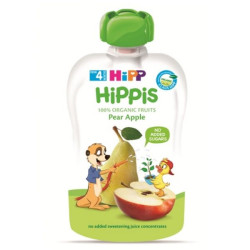 Hipp Organic Happy Fruit Snack with Pears and Apples for Children 4+ Months 3.53 oz (100 g)