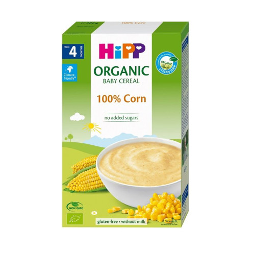 Hipp Organic Corn Porridge for Children 4+ Months 7.05 oz (200 g) - 2840