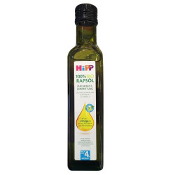 Hipp Organic Rapeseed Oil for Children 4+ Months+ for Energy 8.45 fl oz (250 ml)